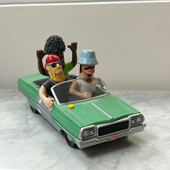 Rare Gemmy Low Rider Convertible Bobble Head Homies Animated Bottom Light Car